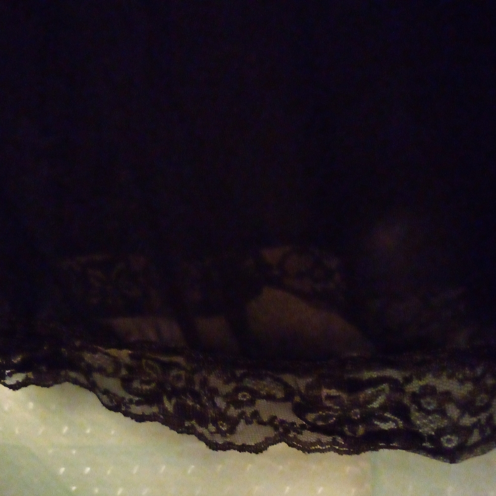 Vintage Full Length Black Slip Size S/M - Picture 2 of 6